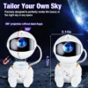Astronaut Galaxy Projector Night Light White Holding Star, Stars Projectors Lamp for Kids Bedroom, Space Decor & Gift