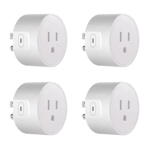 [Set of 4] SONOFF S41s iPlug Gen2 Smart WiFi Plugs - Matter Certified, US Socket, Voice Control & Schedules - Perfect for Smart Home Automation!