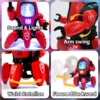 Dance Music 6 Claws Robot Octopus Spider Robots Vehicle Birthday Gift Toys for Children Kids Early Education Baby Toy Boys Girls