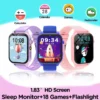 2026 New Kids Camera Smart Watch For Kids Games Sleep Monitor Flashlight Alarm Clock Boy Girl Gift Children Partner Smartwatch