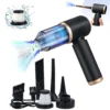 Mini Car Vacuum Cleaner Charging High Power Handheld Cordless Vacuum Cleaner and Air Duster Keyboard Duster for Home Office Pet