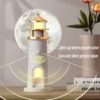 Moon Projection Lighthouse Lamp with Bluetooth Speaker – Remote Control Motion Sensor Night Light | Romantic Ambient Decor
