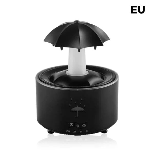 Remote Control Umbrella Waterdrop Aromatherapy Machine Ultrasonic Air Humidifier with LED Light for Home Aroma Diffuser