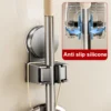 Wall Mount Suction Cup Mop clip Vacuum Sucker Kitchen Bathroom Mop Broom Brush storage Rack Waterproof Mop Holder Organizer Shel