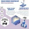6-in-1 Solar Science Kit, Powered by Sunlight, Can Be Assembled into Various Shapes, Suitable for Boys and Girls, for Indoor and Outdoor Play