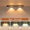 LED Ultra Thin Under Cabinet Lights Motion Sensor night light Wireless 3Color Dimmable For Kitchen Cabinet Bedroom Wardrobe Ligh