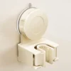 Wall Mount Suction Cup Mop clip Vacuum Sucker Kitchen Bathroom Mop Broom Brush storage Rack Waterproof Mop Holder Organizer Shel