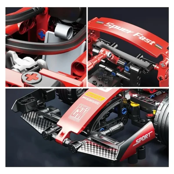 2026 Technical NEW F1 Racing Car Building Blocks Set MOC Model Kit DIY Assembly Bricks Creative Educational Toys For Children​