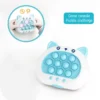 3 Colors 1 pcs Electronic Pop Quick Push Bubbles Game Machine Kid Cartoon Fun Squeezing Toys Anti Stress Sensory Bubble Toy Gift