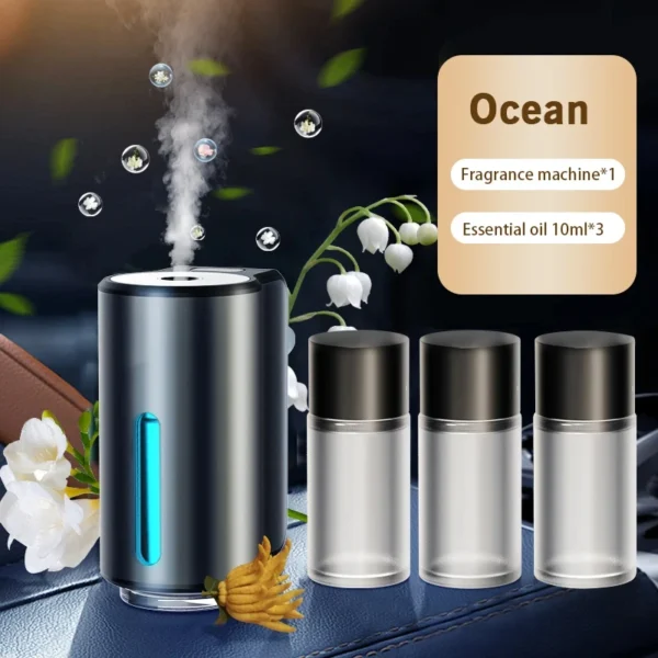 New Smart Car Air Aromatherapy Diffuser Car Air Fresheners Humidifier Aromatherapy Freshener Removing Odors Car Accessories