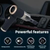 Mini Car Vacuum Cleaner Charging High Power Handheld Cordless Vacuum Cleaner and Air Duster Keyboard Duster for Home Office Pet