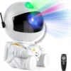 Astronaut Galaxy Projector Night Light White Holding Star, Stars Projectors Lamp for Kids Bedroom, Space Decor & Gift