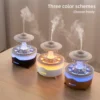 Remote Control Umbrella Waterdrop Aromatherapy Machine Ultrasonic Air Humidifier with LED Light for Home Aroma Diffuser