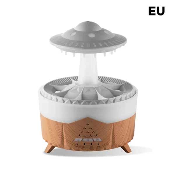 Remote Control Umbrella Waterdrop Aromatherapy Machine Ultrasonic Air Humidifier with LED Light for Home Aroma Diffuser